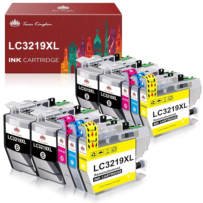 Immagine del prodotto Toner Kingdom Sostituzione Cartuccia di Inchiostro Compatibile per Brother LC3219XL LC3219 LC3217 per Brother MFC-J6930DW J5330DW MFC-J5730DW J6530DW MFC-J5335DW MFC-J5930DW J6935DW (10 Confezioni)