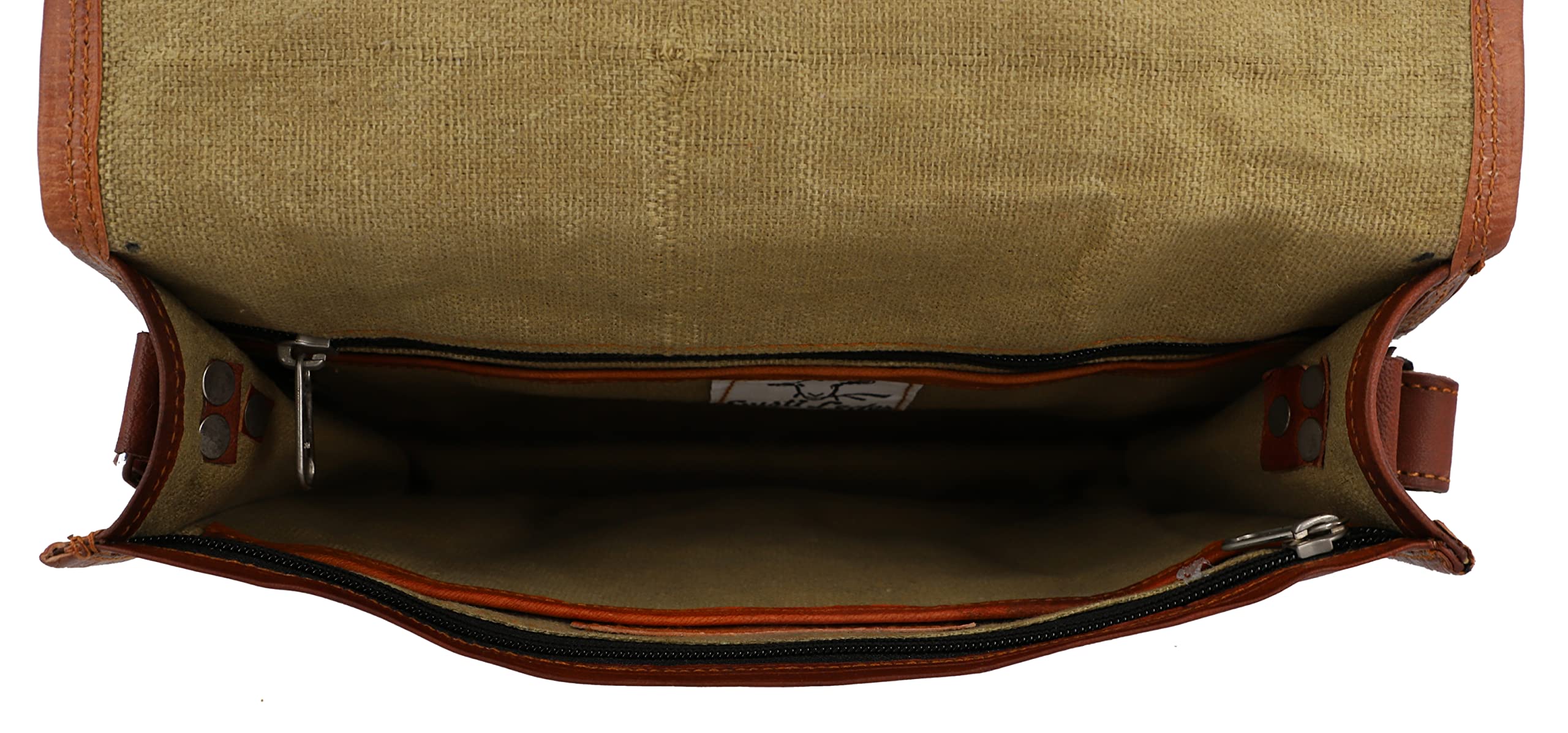 Gusti Umhängetasche Leder - Emilia 10" Damen und Herren Handytasche Handtasche Damen Braun Arbeitstasche Ledertasche Vintage