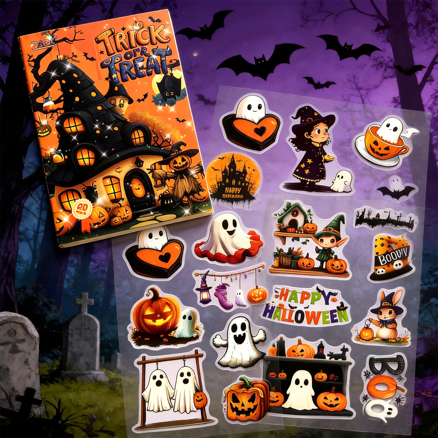Scrapbooking Stickers Set, Scrapbooks Aufkleber Zubehör für Decoupage