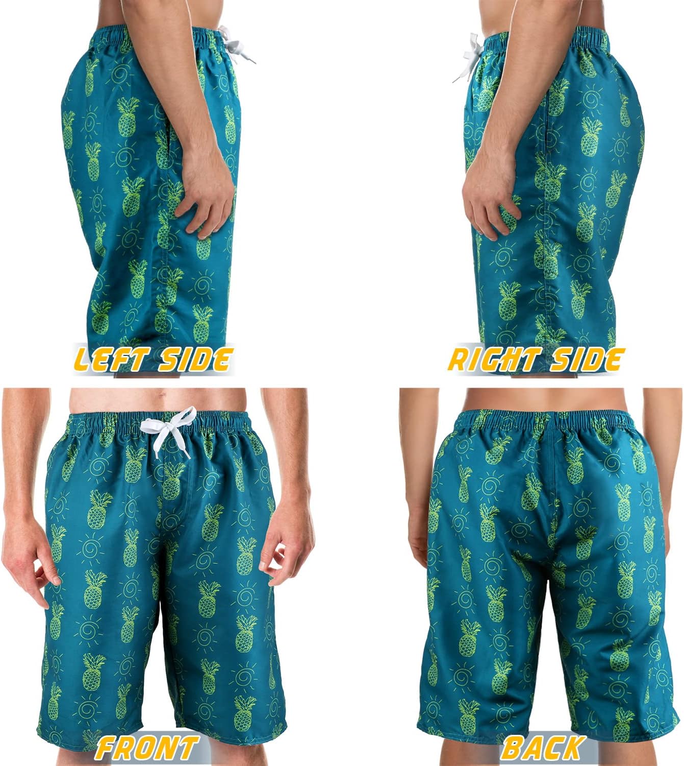 Mens Swimming Trunks Swim Trunks Quick Dry Swim Shorts with Mesh Lining Funny Swimwear Bathing Suits - Image 2