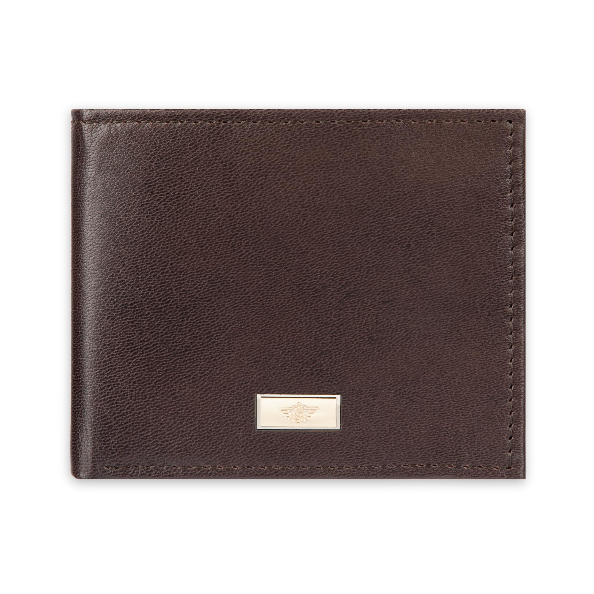 DOCKERS Men's Bifold Leather Wallet - Thin Slimfold RFID Blocking Security Smart Extra Capacity