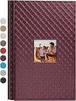 Vista 32 de Mublalbum Álbum de Fotos Pequeño 4x6 300 Fotos Cubierta de Cuero Libro de Fotos con Bolsillos Horizontales para Bebé Boda Aniversario y Familia Azul