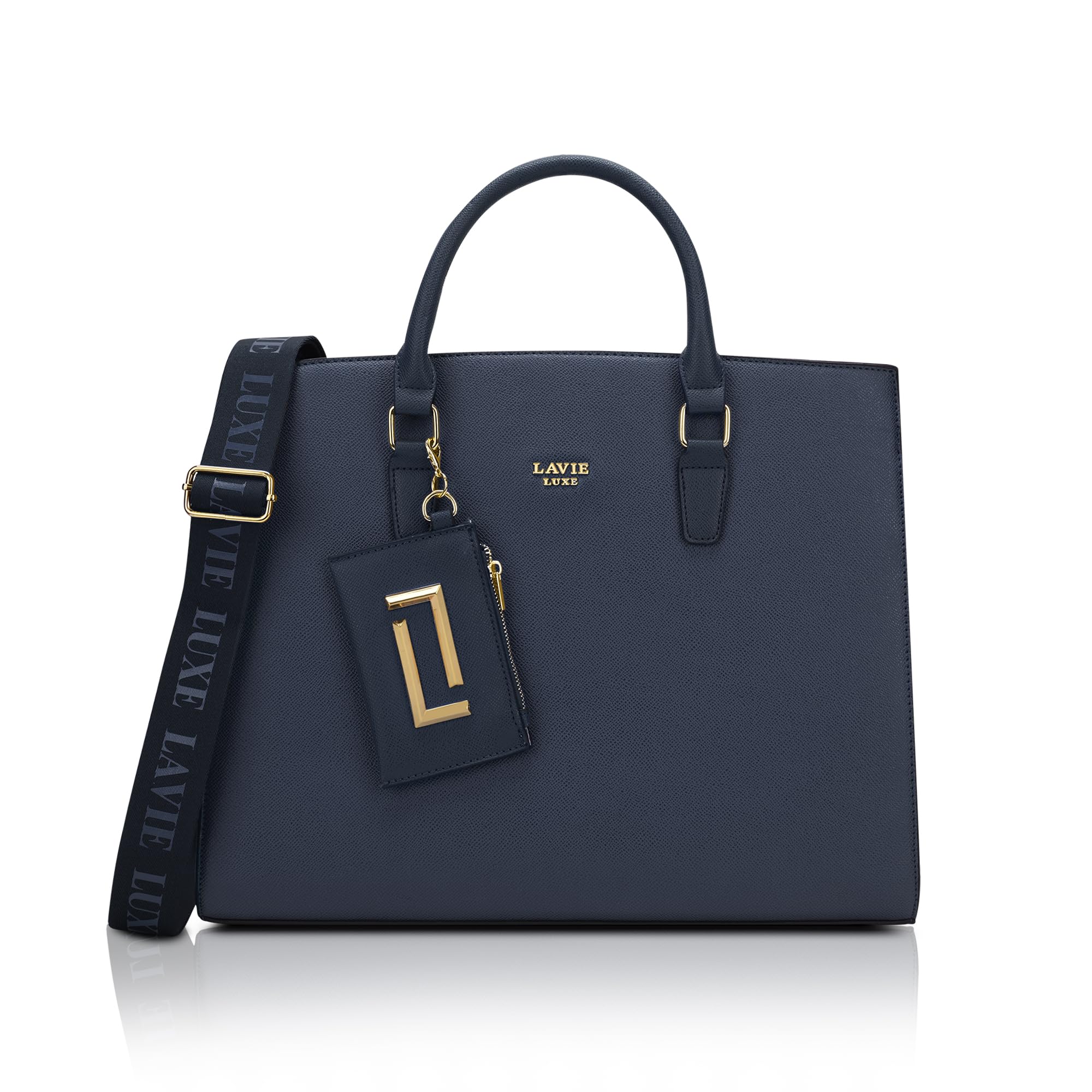 Duo Eliza Large Solid Tonal Satchel Laptop Bag for Women | Fits Upto 15 Inch Laptop | Laptop Handbag for Work | Ladies purse | Stylish Shoulder Bag | Ladies Gift-image-49
