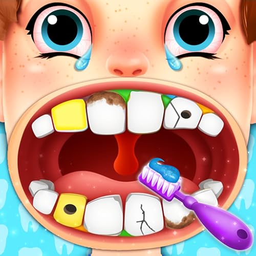 Crazy Dentist Clinic Doctor Care Game for Kids - Dental Care Hospital Surgery Games