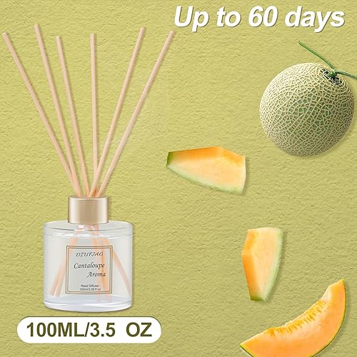 Miniatura 3 de Difusor de aroma de 3.4 fl oz con 6 varillas de fibra, juego de difusor de varillas de 3.5 onzas, difusor de fragancias de aromaterapia,