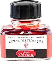 Vista 11 de Tinta para pluma estilográfica Herbin - Botella de 30 ml - Rosa Ciclamen
