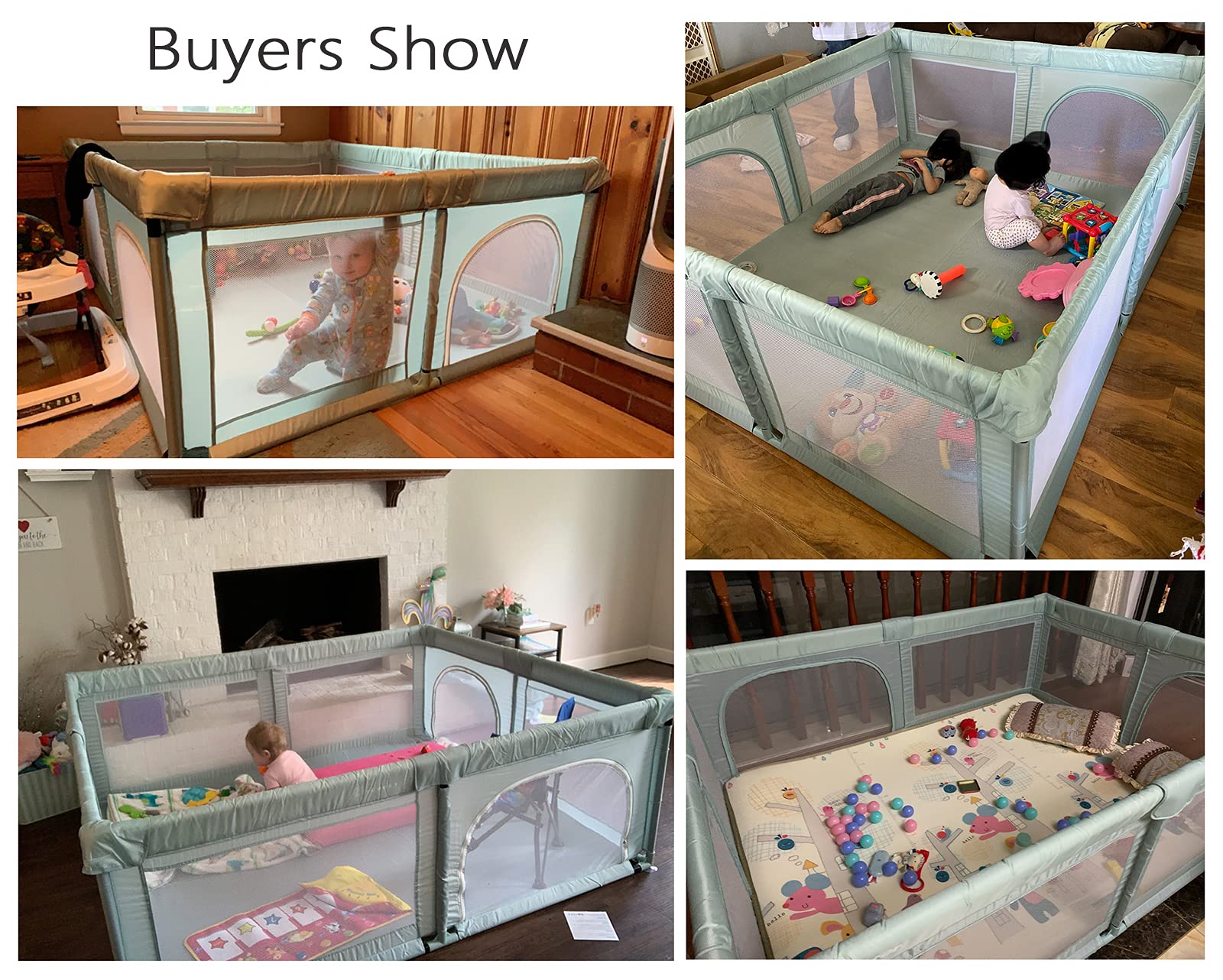 Buy YOBEST Baby Playpen, Extra Large Play Pens for Babies, Toddlers and
