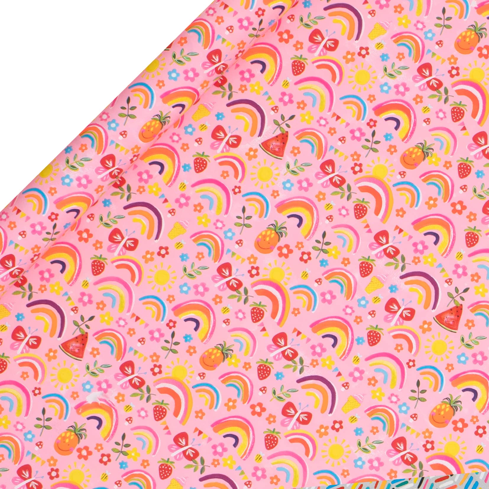Buy Glick Luxury Roll Wrap, Tutti Frutti Happy Birthday Wrapping Paper