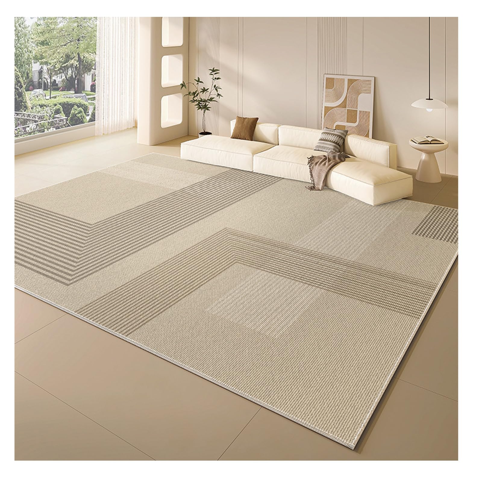 Tapis de salon gris lavable pour dire adieu aux taches et au sol froid