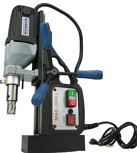 BLUEROCK Taladro Magnético Modelo BLACK BRM-35-B con cortador anular de 2" Set Mag Set
