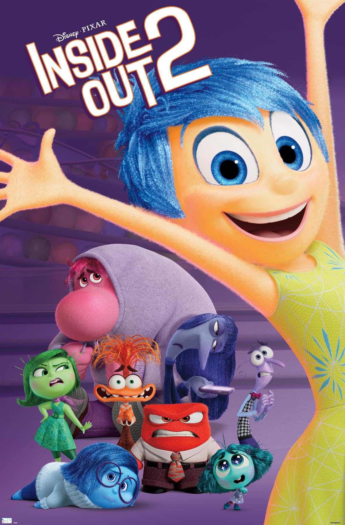 Trends International Disney Inside Out 2 - Group Wall Poster, 34L x 22.4W, Unframed Version