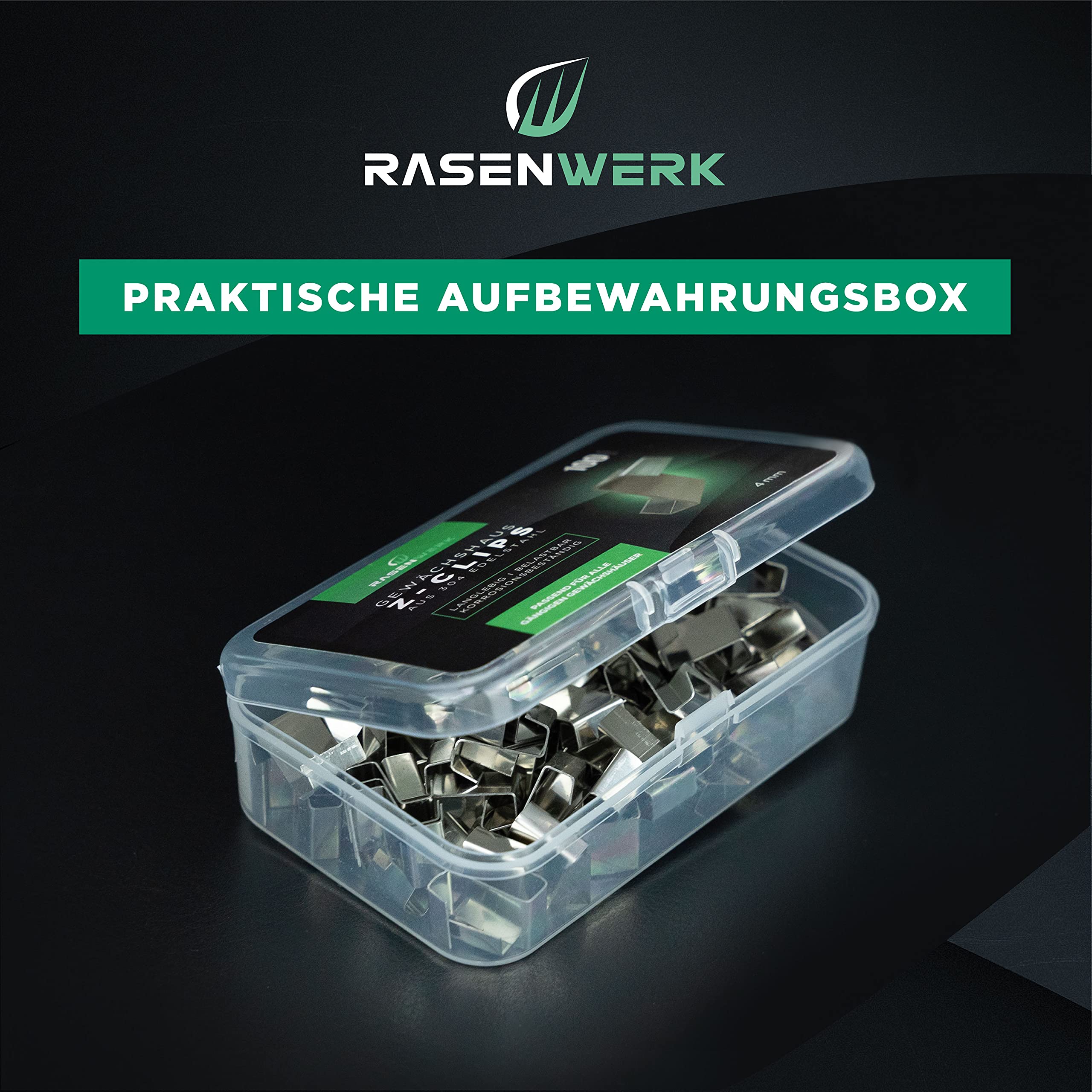 20x Edelstahl-Gartenclips – Starke Klemmen Für Gewächshaus, Netze & Reifen Bis 2 Cm Ø