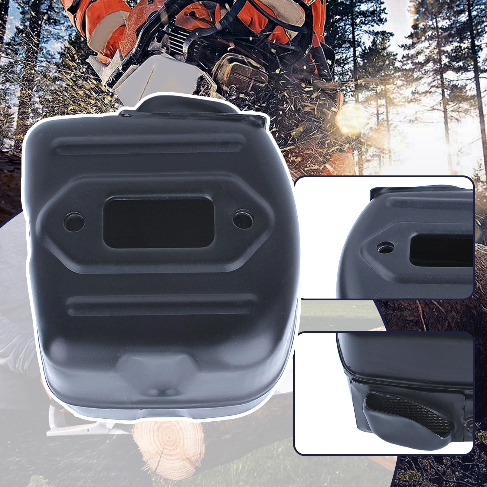Para silenciador Para Husqvarna 390XP, Para Husqvarna 372XP X-Torq, 365 X-Torq 390xp 385 372 Para Jonsered 2166 2171, 544029702