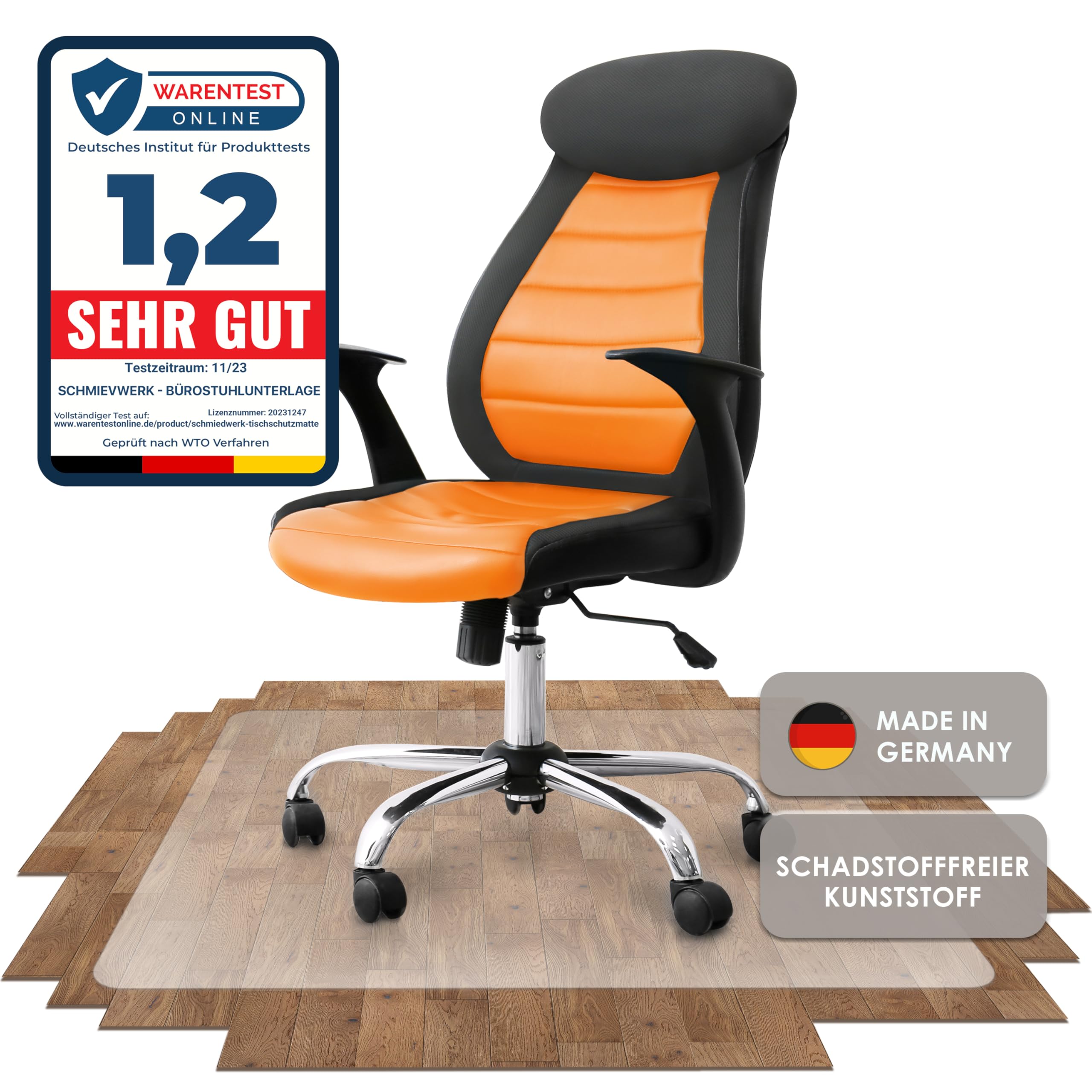 Tapis Bureau Sol Tapis Protège-sol Pour Sols Durs Neo Premium Demi-transparent 90 X 50 Cm | Leroy Merlin Tapis De Sol Bureau