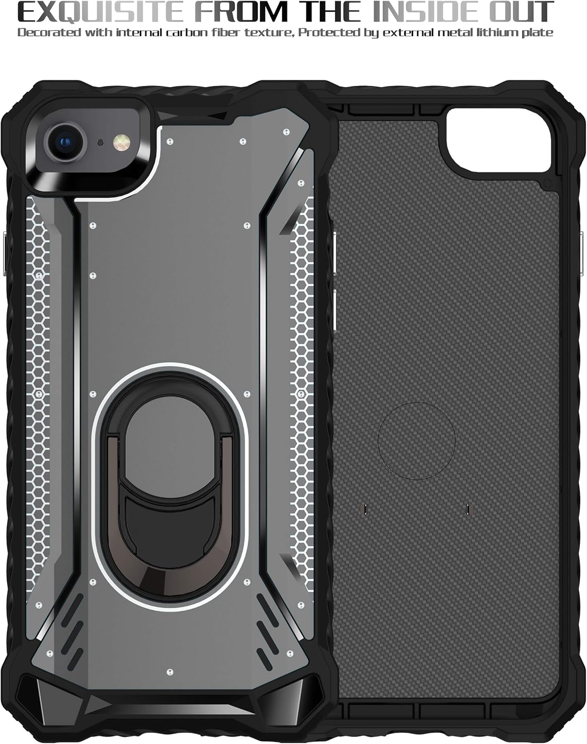 Fеаturеd Prоduсt iPhone 6 6s iPhone 7 and iPhone 8 Case, Heavy Duty Full Body Protection Rugged Drop-Proof Shock-Proof Phone Cases Covers for iPhone 6 6s and iPhone 7 8 4.7 Silver Grey Blасk Frіdау - 80% оƒƒ iPhone 6 6s iPhone 7 and iPhone 8 Case, Heavy Duty Full Body Protection Rugged Drop-Proof Shock-Proof Phone Cases Covers for iPhone 6 6s and iPhone 7 8 4.7 Silver Grey