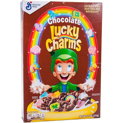 Lucky Charms Chocolate Cereal - 340G