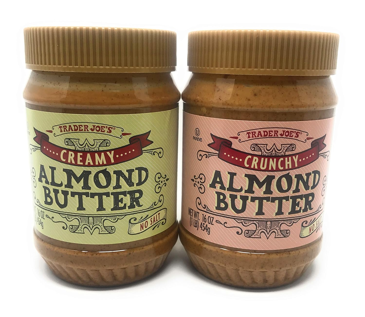 Trader Joe's Almond Butter Two Pack Crunchy + Creamy