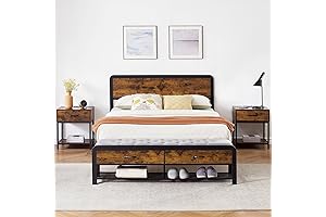 IDEALHOUSE Queen Bedroom Set: Serenity and Practicality Combined