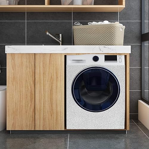 Miniatura 7 de CHICHOME Papel tapiz plateado con purpurina de 17.7 x 236 pulgadas, autoadhesivo con purpurina plateada para despegar y pegar, papel tapiz