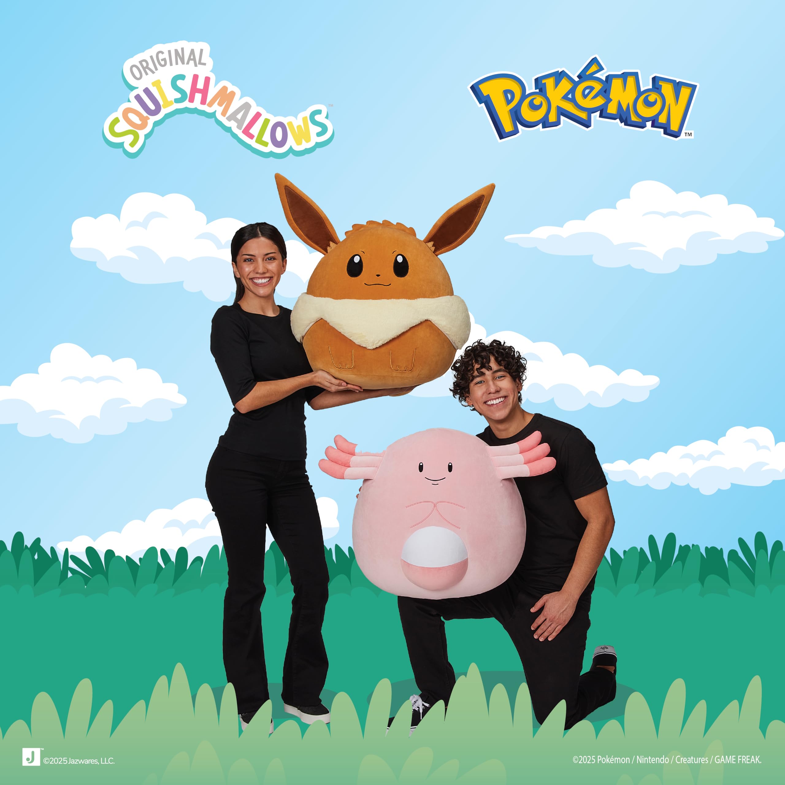 Squishmallows Original 20-Inch  Pokémon Plush - Ultrasoft Official Jazwares Plush (Jumbo)