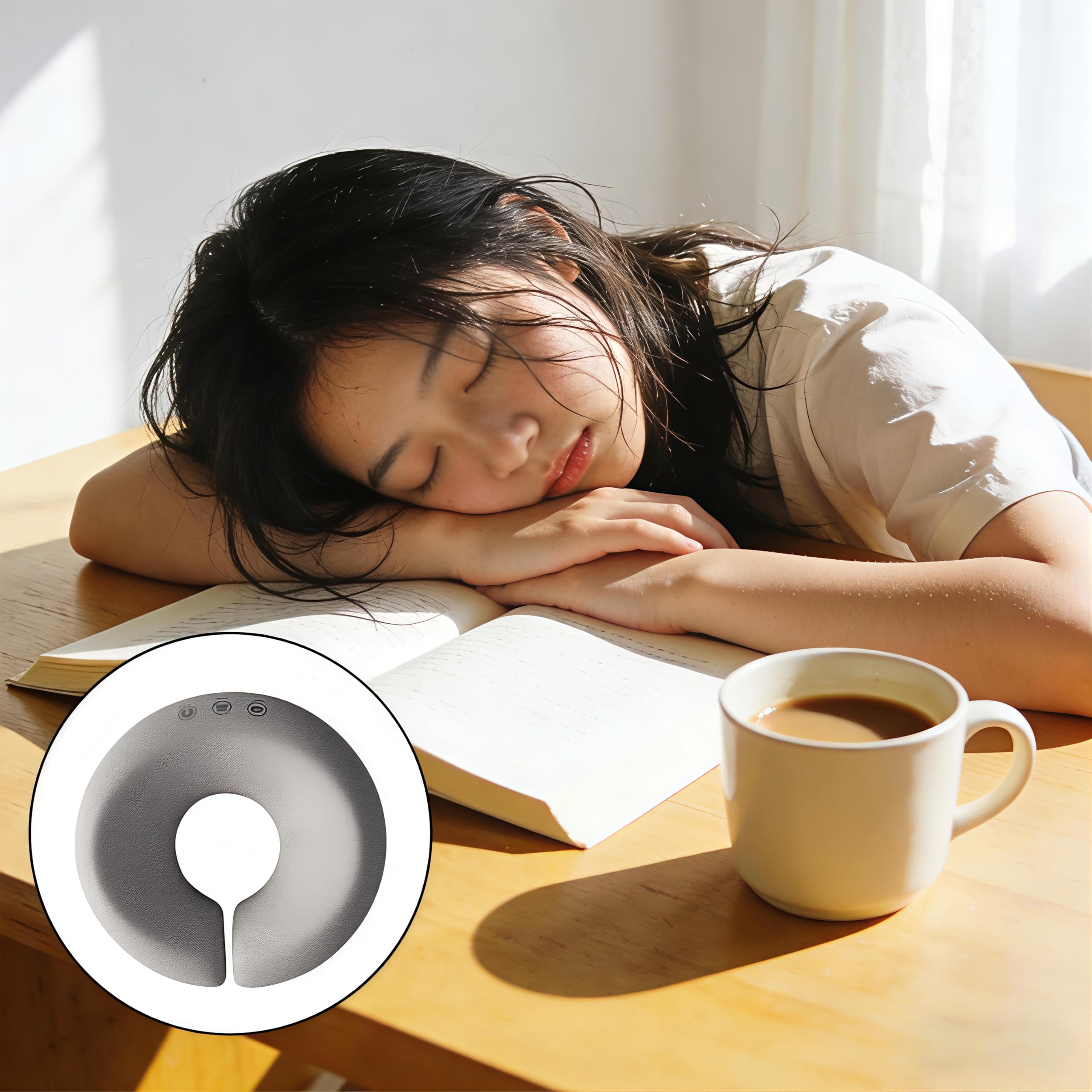 Cojín para Salón de Belleza, Almohada Facial de Masaje, Reposacabezas de Masaje para Cama, U-Forma Cómodo Cojín Boca Abajo Almohada Facial, Suave y Resistente, para Camas y Salones (Gris)