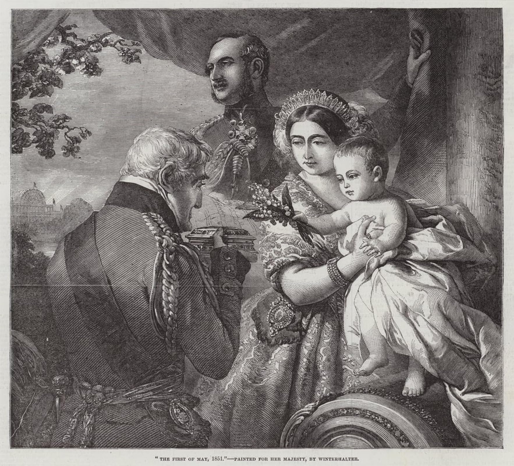 Graffiti Art Mural d'après Winterhalter : poster impression moderne de 60x90cm - 5