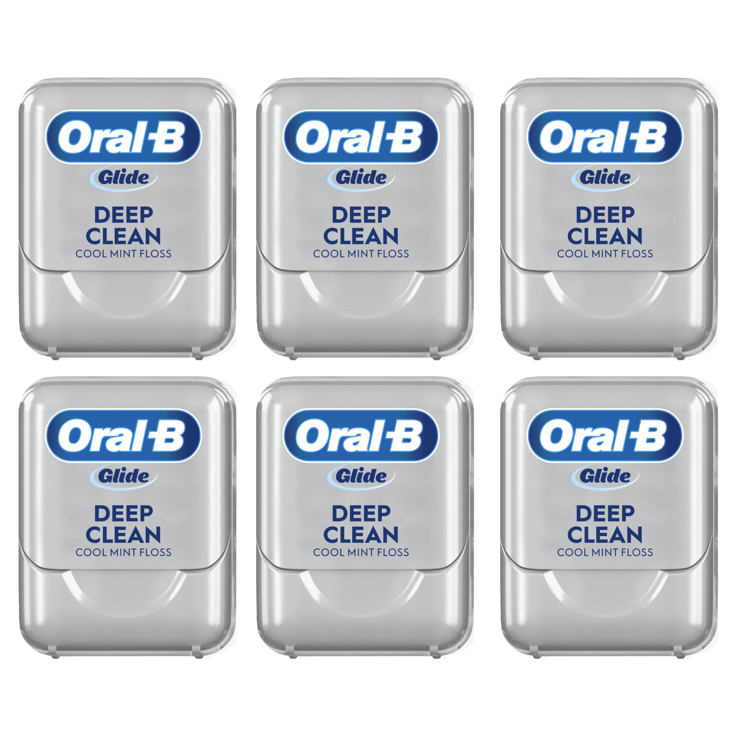 Oral-B Glide Pro-Health Lot de 6 fils dentaires pour nettoyage en profondeur Menthe 40 m