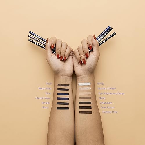 Miniatura 2 de Marcelle Kohl Delineador de ojos, chocolate, lápiz de ojos, de larga duración, impermeable, color intenso, sin fragancia, hipoalergénico, reconocido