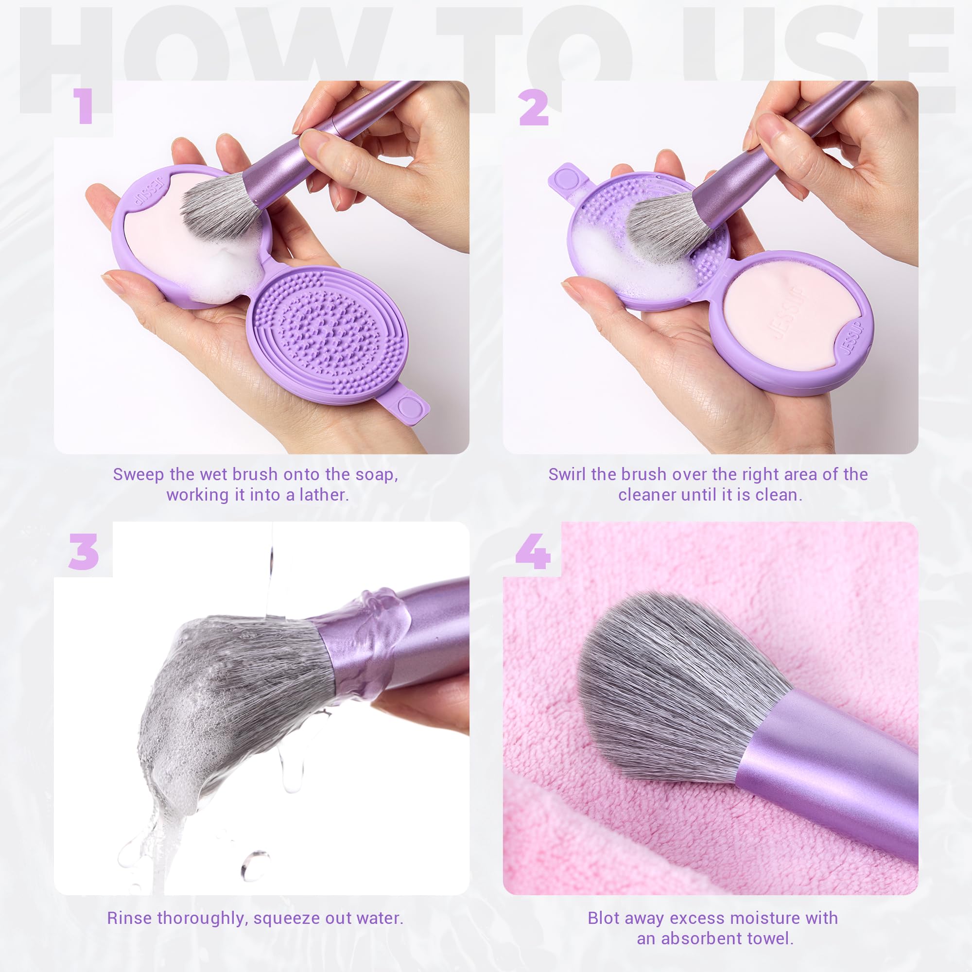 Jessup Pinselset Makeup T511+A013