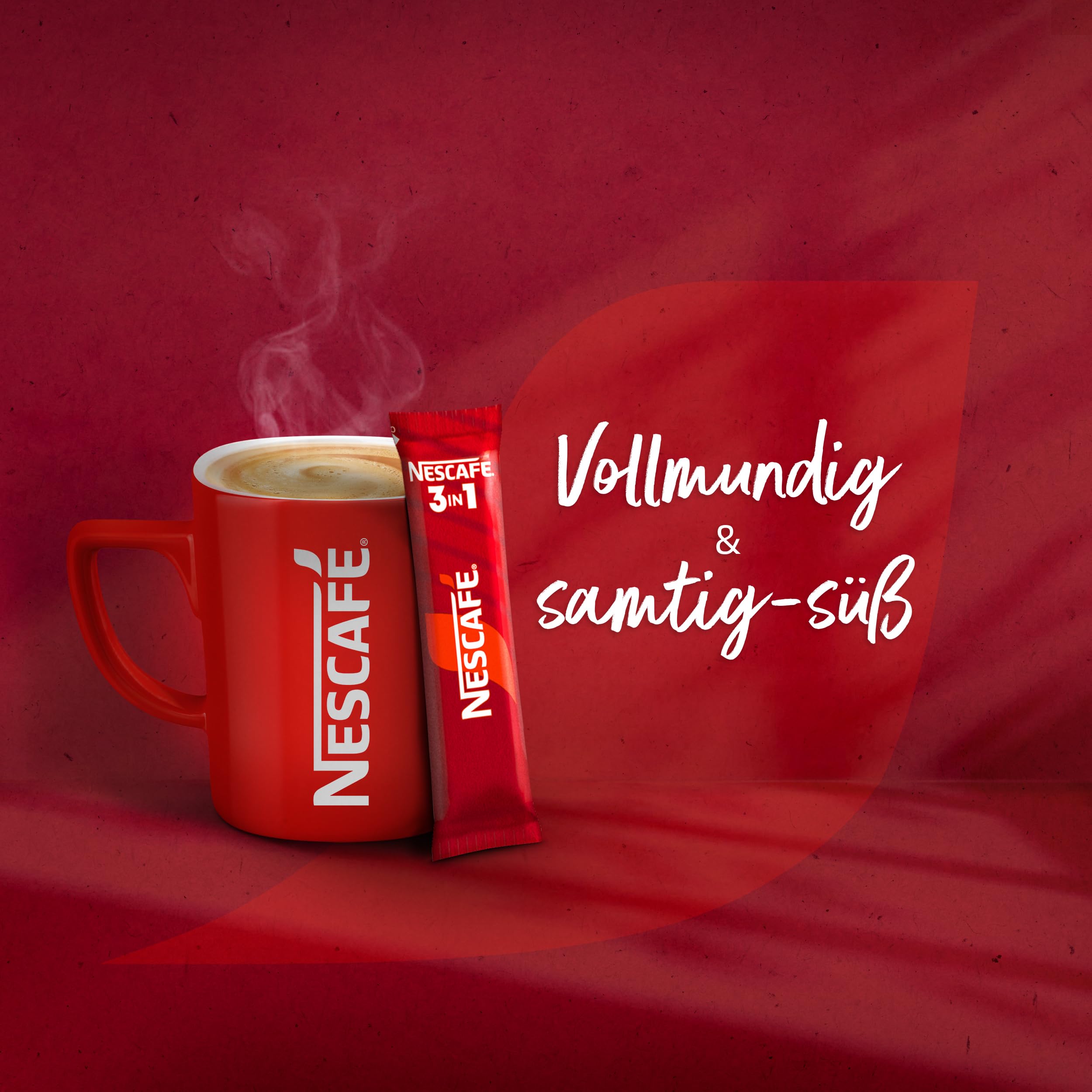 NESCAFÉ 3-in-1 Sticks, café instantané, avec lait et sucre, paquet de 8 (10 bâtonnets de 16,5 g chacun)