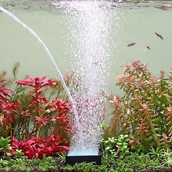 hygger Air Stone for Aquarium High Dissolved Oxygen Diffuser Kit for Freshwater or Saltwater Fish Tank and Hydroponic Hydroponics Air Pump- 2.2W x 3L Inch Air Bubble Stone
