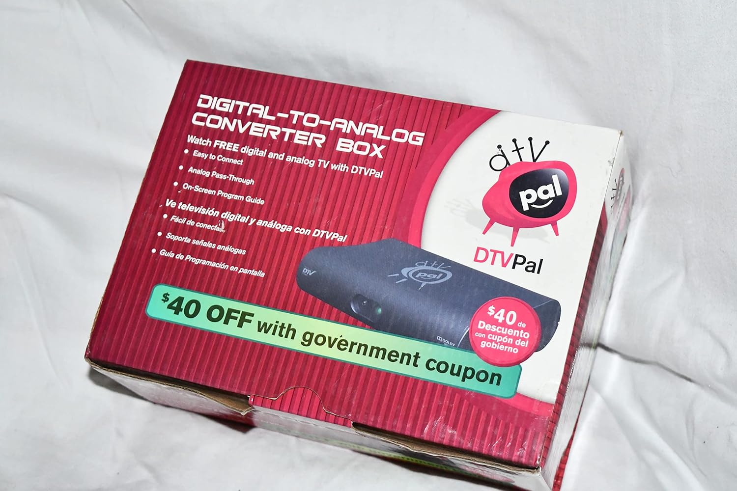 DTVPal DigitaltoAnalog TV Converter Box Electronics