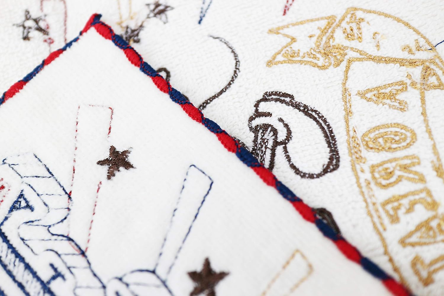 丸眞 ハンドタオル ディズニー ミッキー&ミニー 25×25cm グレートペア 綿100% 全面刺繍 2005072700