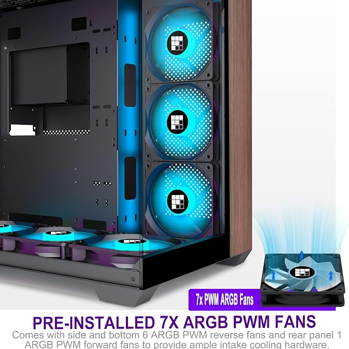 Gabinete PC FOIFKIN M9 Micro-ATX con vidrio panoramic miniatura 4