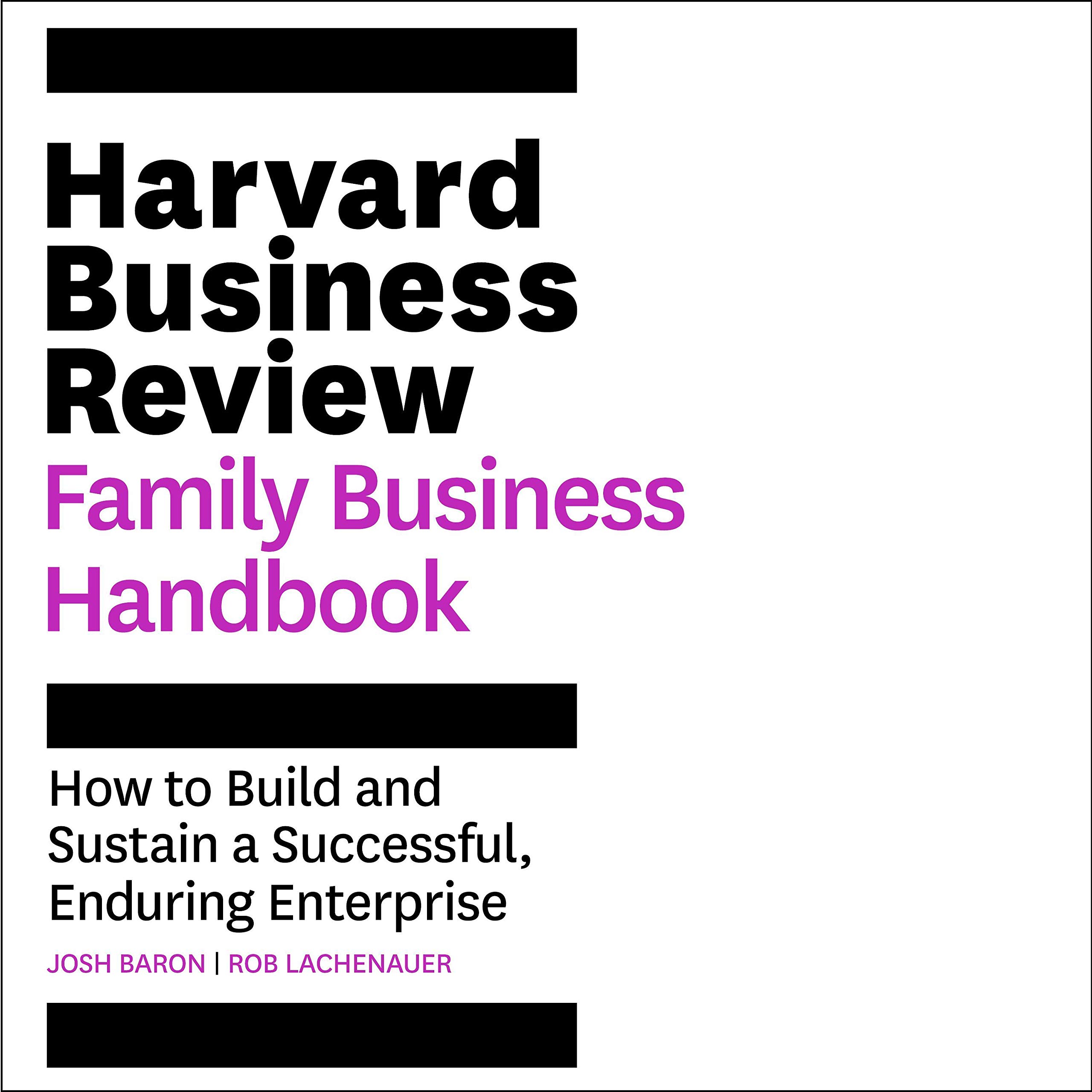 Cover art for The Harvard Business Review Family Business Handbook