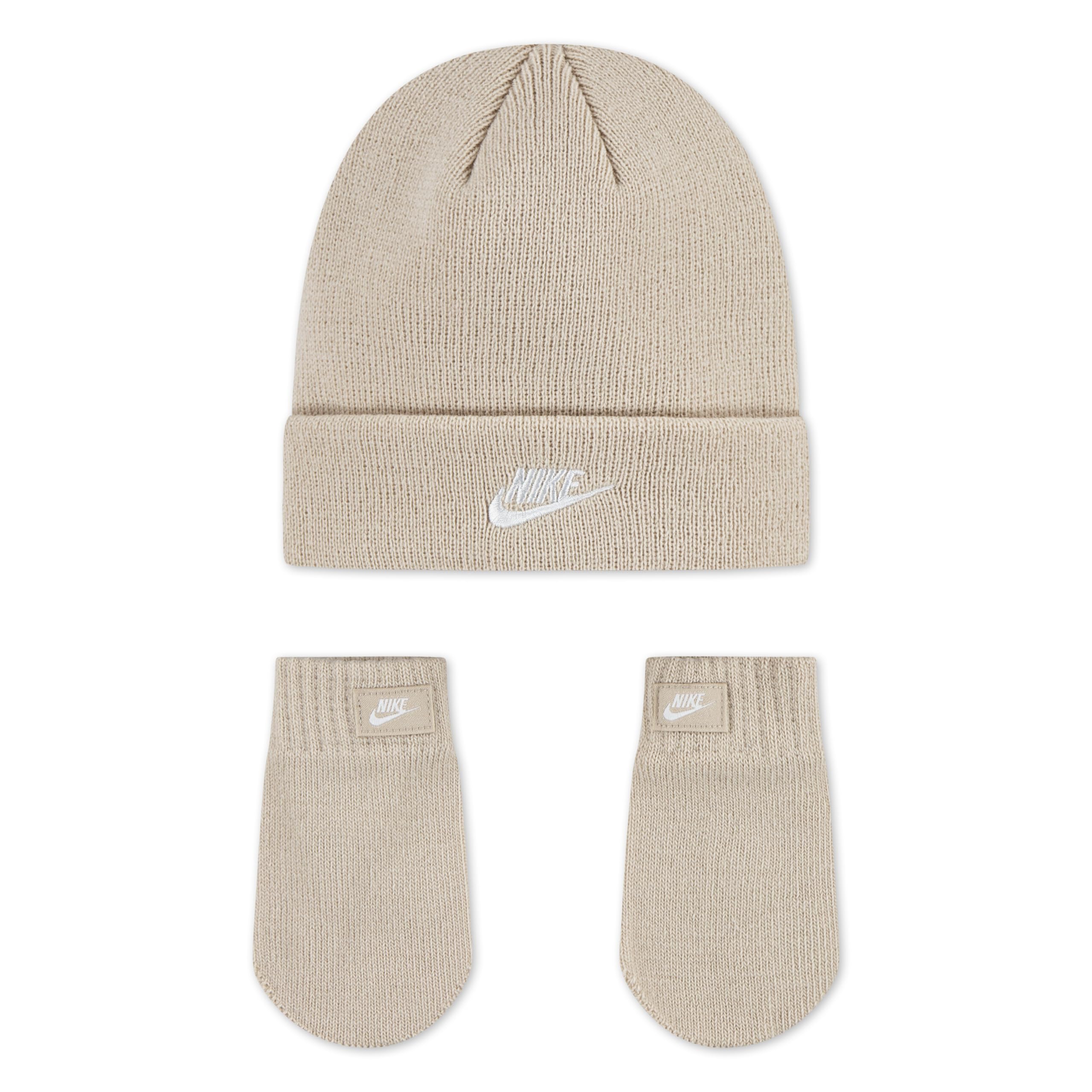 Nike Kids' Club Beanie and Glove/Mitten Set