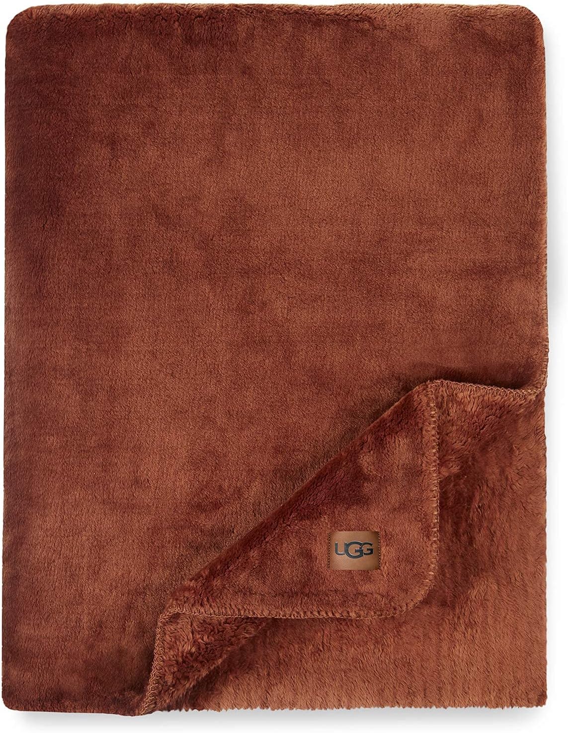 UGG Whitecap Plush Flannel Oversized Throw Blanket, Sequoia Amazon