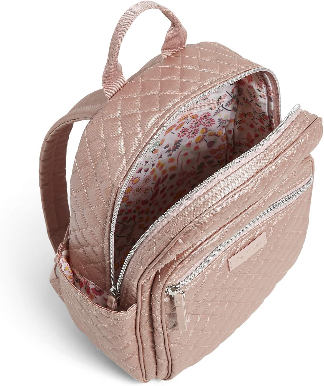 Vera Bradley Signature Cotton Small Backpack, Rose Quartz, One Size