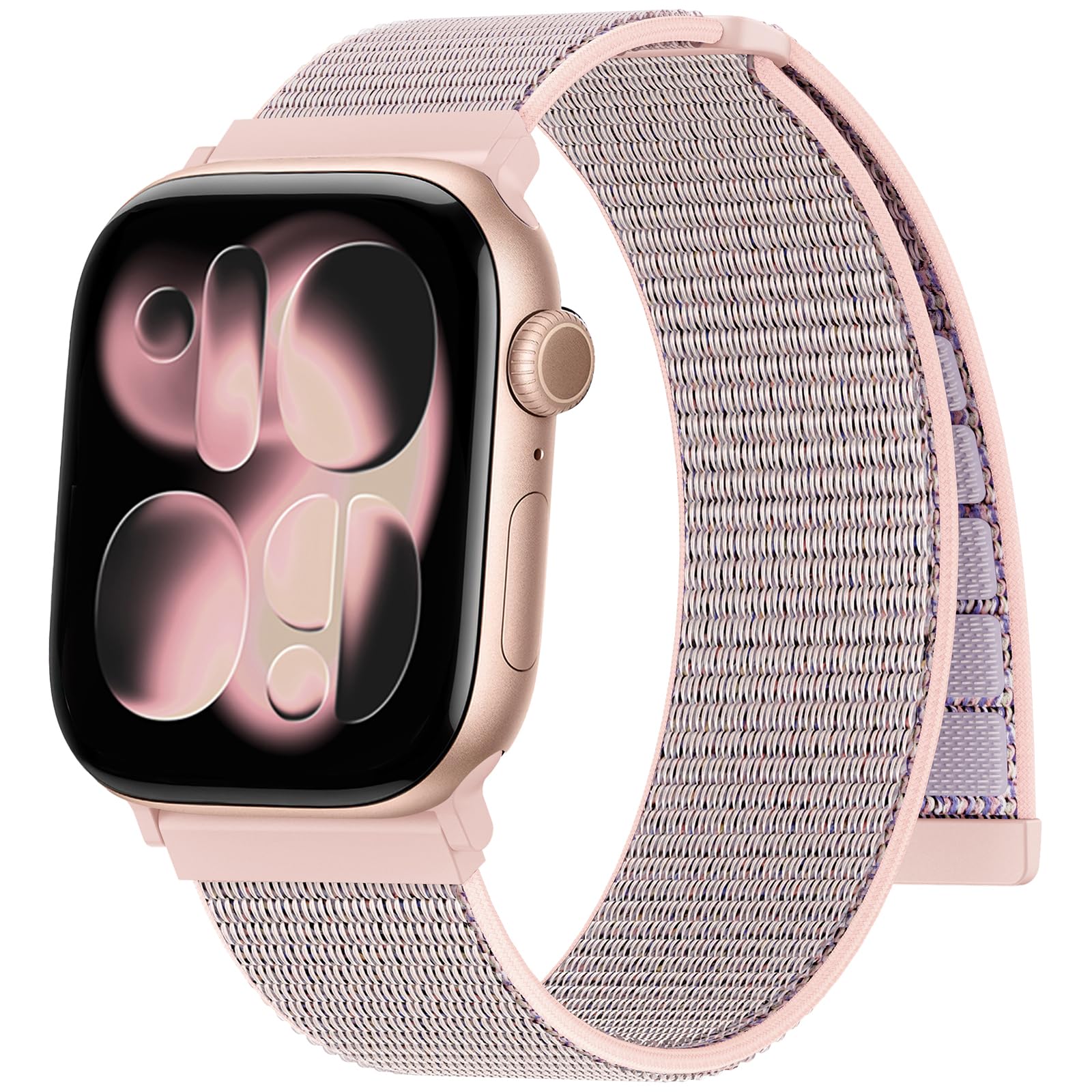 Nylon Armband für Apple Watch Armband 44mm 40mm 42mm 49mm 45mm 46mm 41mm 38 | Jiamus Sport Loop Band für AppleWatch Ultra SE 3 2 1, Leicht Armbänder für iWatch 11 10 9 8 7 6 5 4 3 2 1–Damen Herren