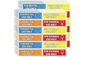 Rectal Use Only Stickers for Prank Gifts