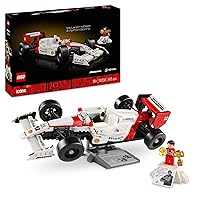 LEGO Icons McLaren MP4/4 e Ayrton Senna, Modellino da Costruire di Auto da Corsa con Minifigure
