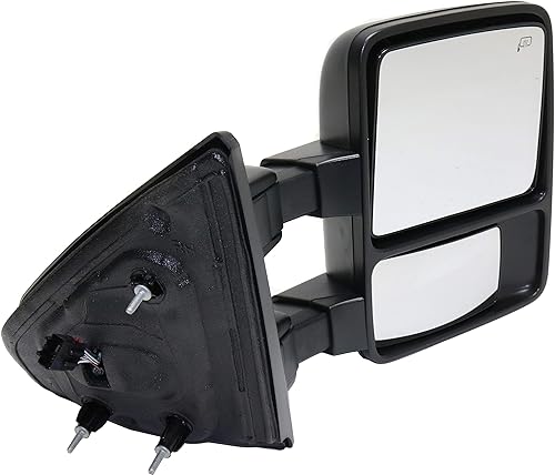 Miniatura 4 de Garage-Pro Driver & Passenger Side Power Heated Towing Mirrors for Ford F-150 2013-2014 Power Fold With Signal Light & Memory Textured