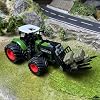 Oyuncak 2.4GHz Uzaktan Kumandalı 1:24 Ölçek Şarjlı Rc Traktör Forklift Aparatlı - Oyuncak Kepçe Traktör (Forklift Aparatlı)