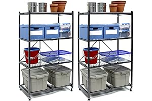 4-Tier Multipurpose Origami Shelf: The Perfect Space-Saving Storage Solution