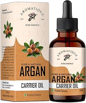 Moroccan Argan Oil For Hair | Cold Pressed Multi-Purpose Oil for Hair & Skin | Nourishing, Frizz-Free, Shiny & Stronger-Looking Hair | SLS & Paraben Free | 15ml