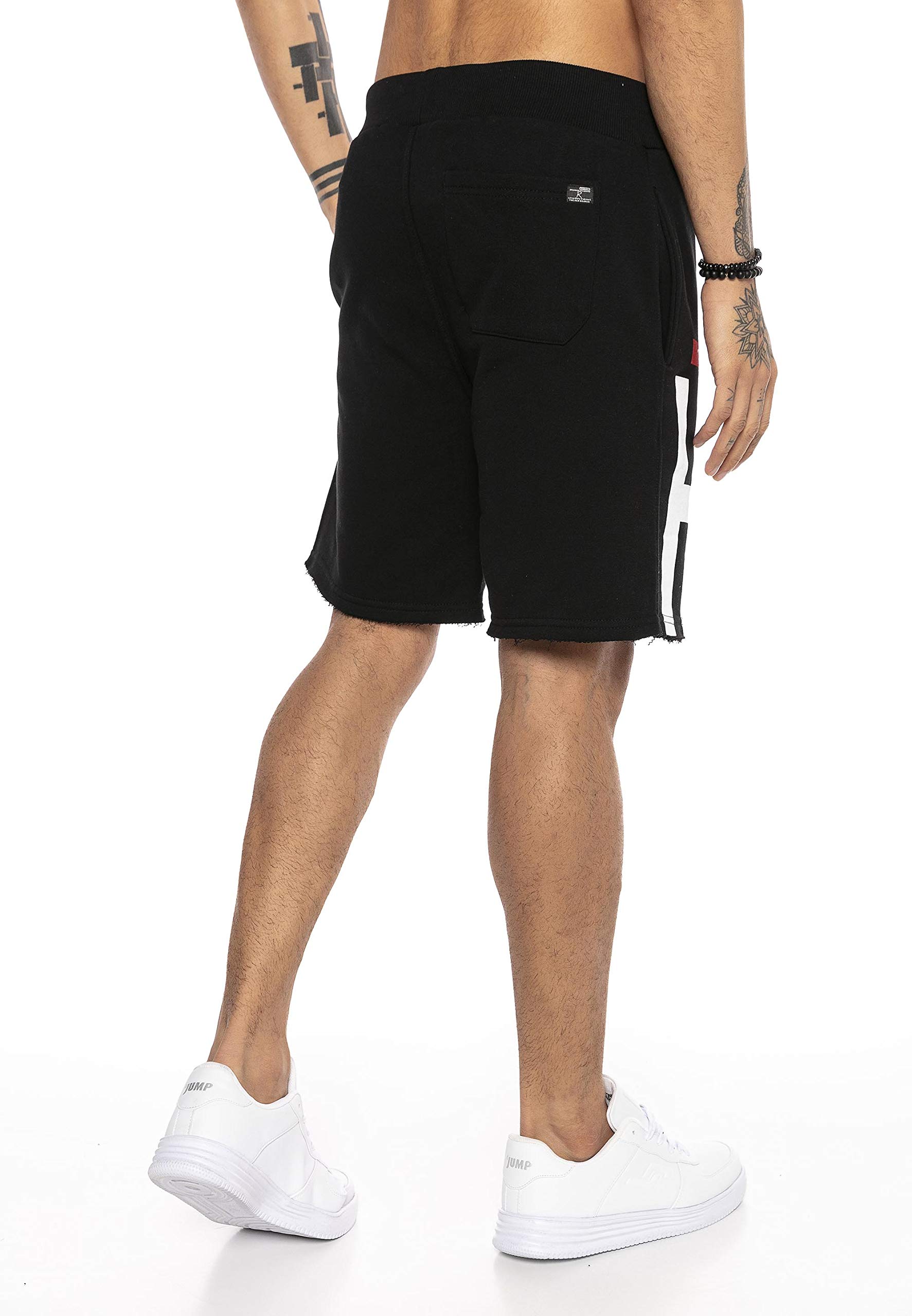 Redbridge Krótkie spodenki męskie spodenki do biegania spodnie sportowe bermudy, granatowy, XL