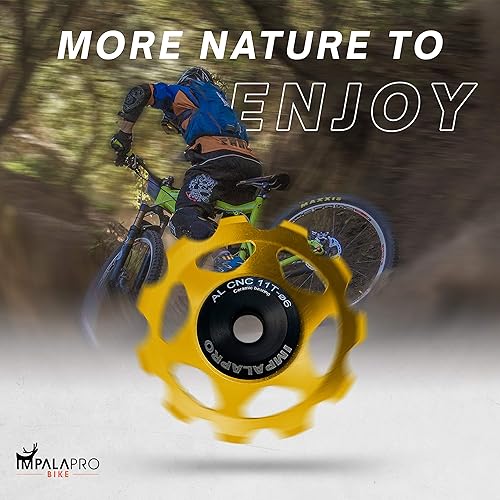 Miniatura 7 de Juego de 2 ruedas de cerámica para jockey de 11t  Polea de desviador  Shimano Jockey Wheels 11 Speed  Polea Sram