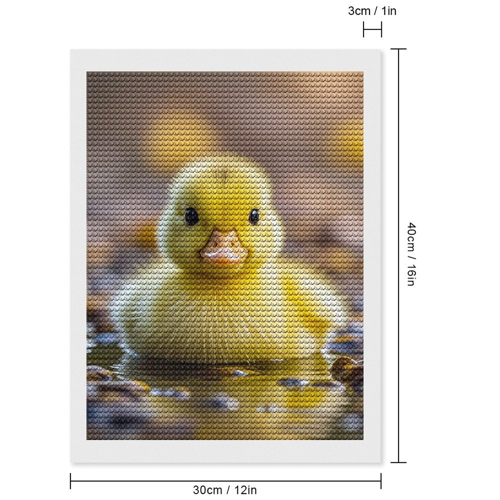 Amazon.com: QMKFWT Cute Ducks Diamond Art Wall Kits Round Full