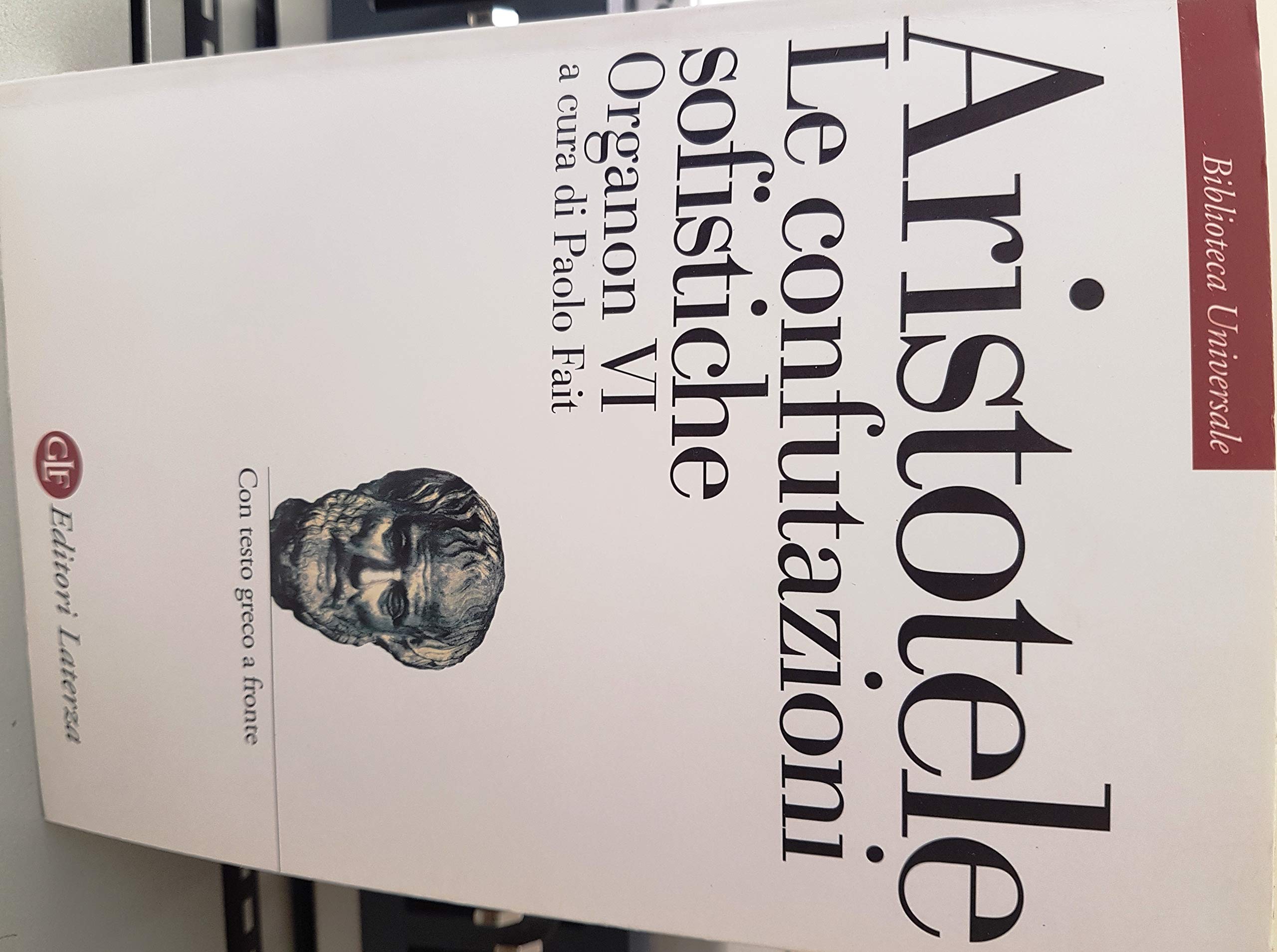 Le Confutazioni Sofistiche Organon Vi