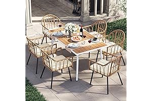 YITAHOME 8 Pieces Patio Dining Set for Outdoor Gatherings